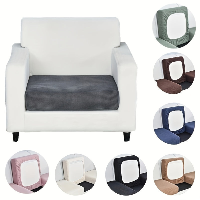 1pc Elastic Sofa Cover, Removable And Washable Sofa Cushion Cover, Dustproof Sofa Protector for Single Sofas.