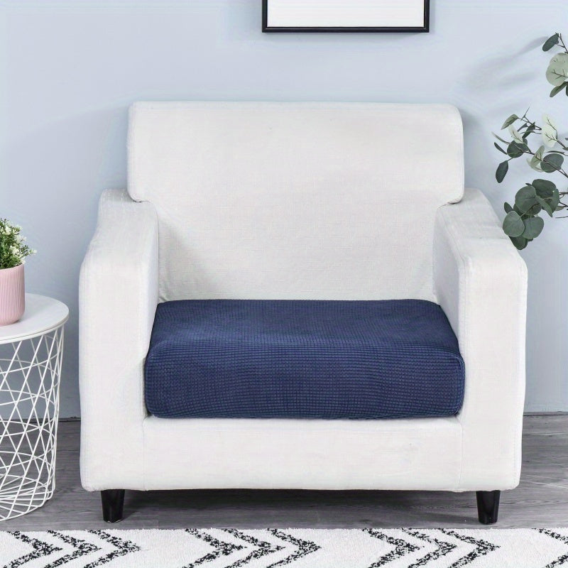 1pc Elastic Sofa Cover, Removable And Washable Sofa Cushion Cover, Dustproof Sofa Protector for Single Sofas.