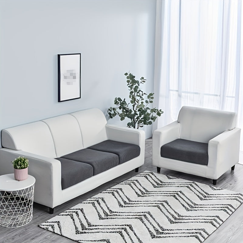 1pc Elastic Sofa Cover, Removable And Washable Sofa Cushion Cover, Dustproof Sofa Protector for Single Sofas.