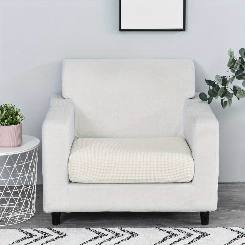 1pc Elastic Sofa Cover, Removable And Washable Sofa Cushion Cover, Dustproof Sofa Protector for Single Sofas.
