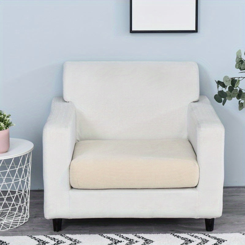 1pc Elastic Sofa Cover, Removable And Washable Sofa Cushion Cover, Dustproof Sofa Protector for Single Sofas.