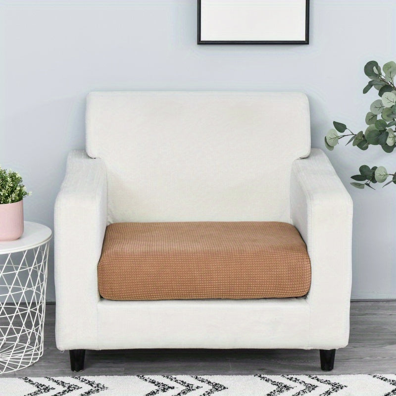 1pc Elastic Sofa Cover, Removable And Washable Sofa Cushion Cover, Dustproof Sofa Protector for Single Sofas.