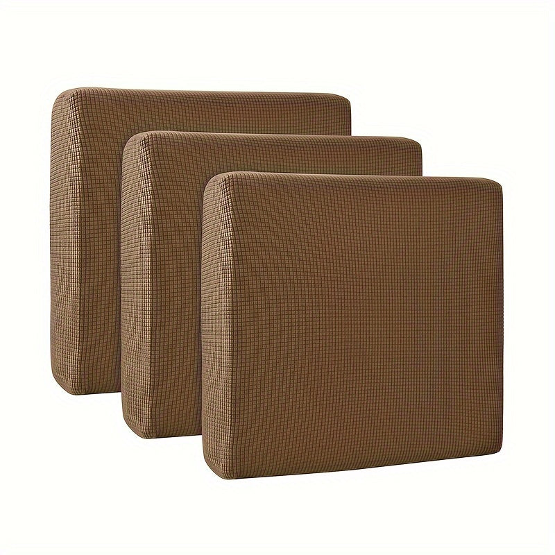2/3pcs Thickened Corn Plush Sofa Cushion Cover Set